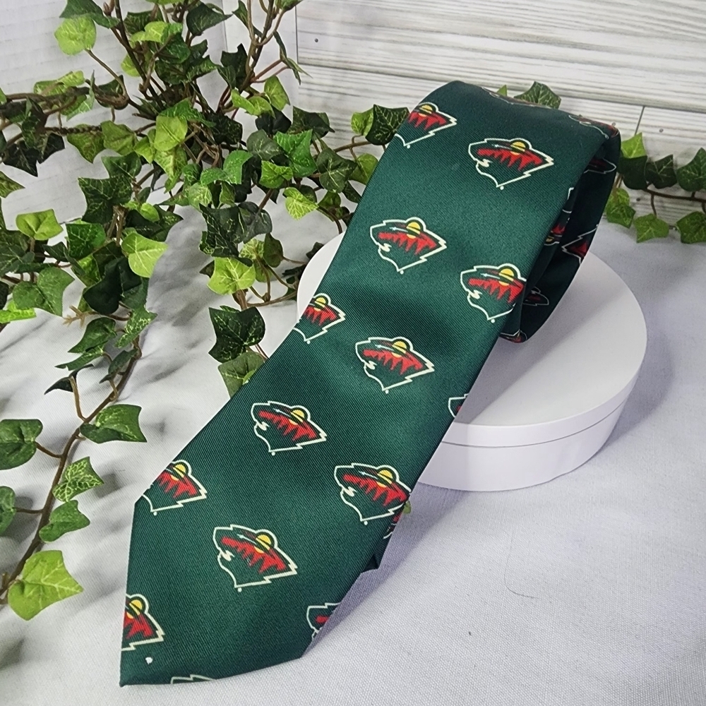 NHL Minnesota Wild Hockey Classic Logo Men's Tie